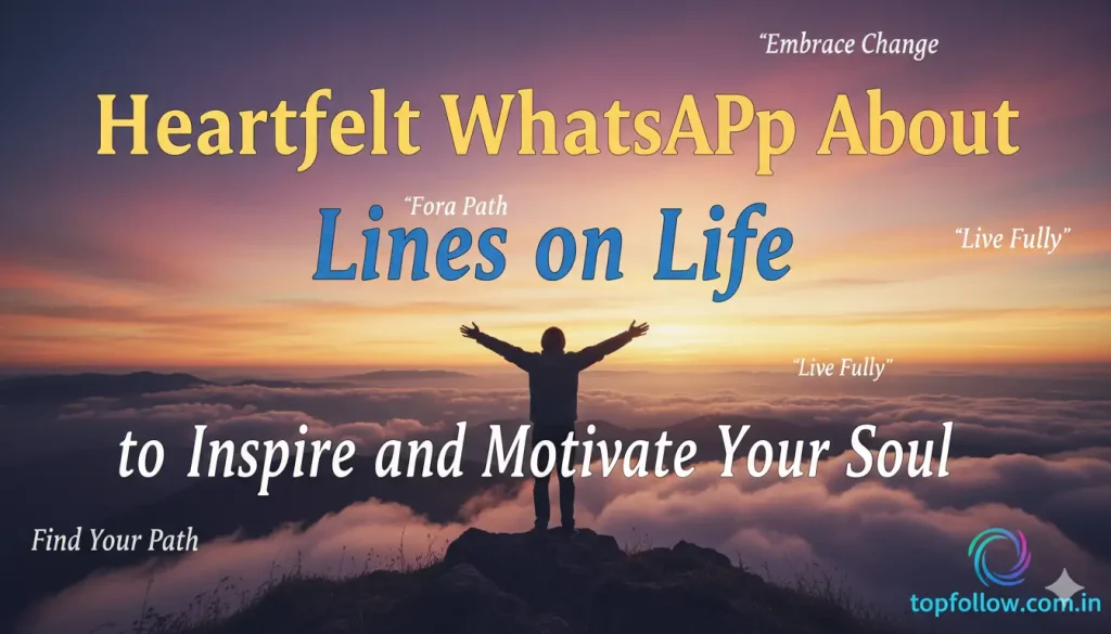 WhatsApp About Lines on Life