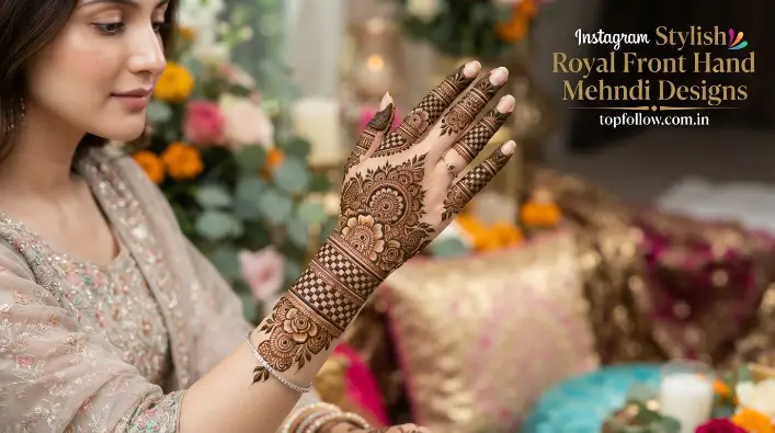 Instagram Stylish Royal Front Hand Mehndi Designs Instagram Stylish Royal Front Hand Mehndi Designs