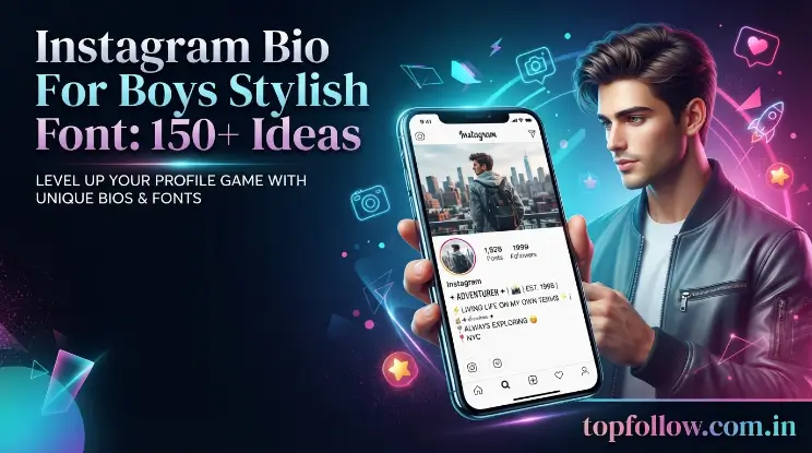 Instagram Bio For Boys Stylish Font