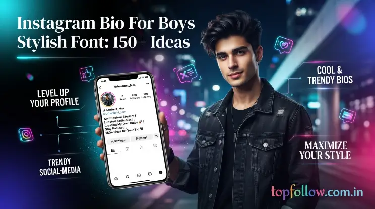 Instagram Bio For Boys Stylish Font: 150+ Ideas Instagram Bio For Boys Stylish Font