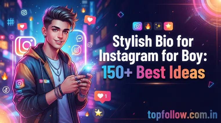 Stylish bio for Instagram for boy