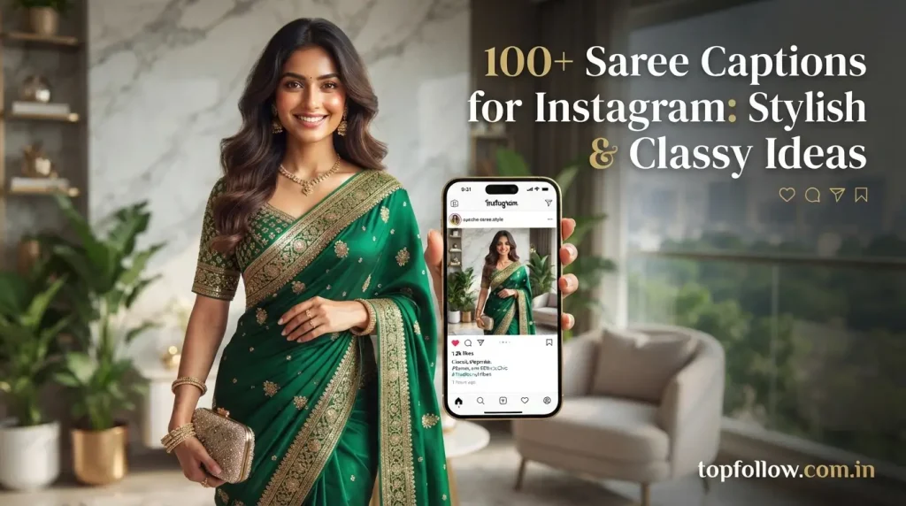 Saree Captions for Instagram