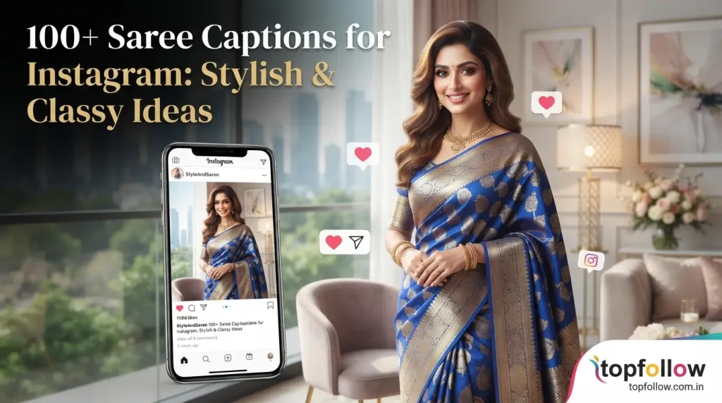 100+ Saree Captions for Instagram: Stylish & Classy Ideas Saree Captions for Instagram